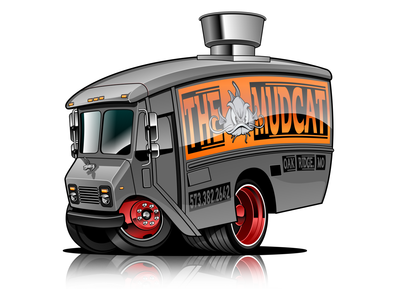 Food Trucks and Food Stand Cartoon Designs