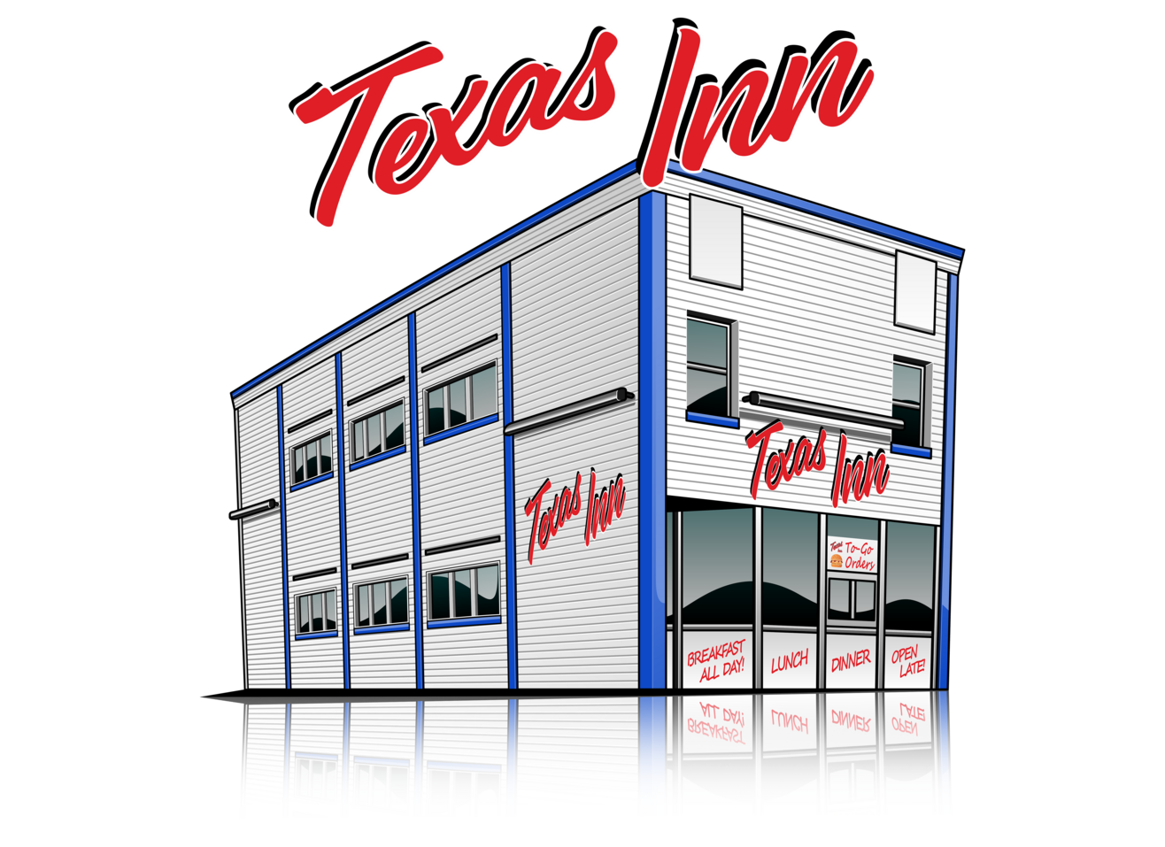 Cafe, Restaurant, and Bar Cartoon Designs